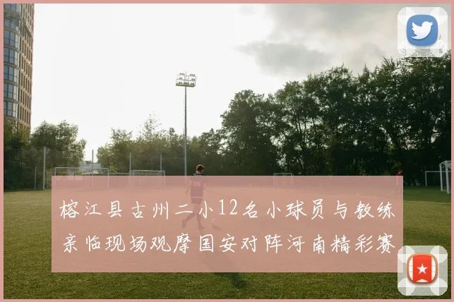 榕江县古州二小12名小球员与教练亲临现场观摩国安对阵河南精彩赛事